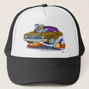 1970 Monte Carlo Brown Car Trucker Hat