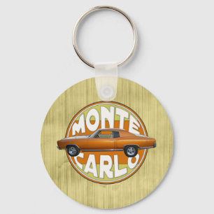 1970 monte carlo copper camel brown keychain