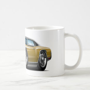 1970 Monte Carlo Gold-Black Top Car Coffee Mug