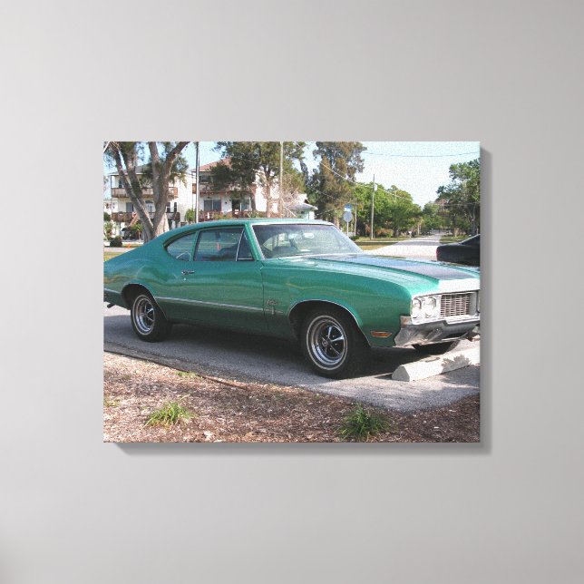 1970 Oldsmobile Cutlass Sport Wrapped Canvas (Front)