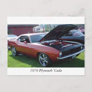 1970 Plymouth 'Cuda Postcard
