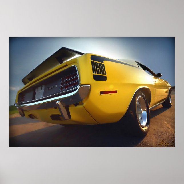 1970 Plymouth HEMI 'Cuda Hemicuda Poster (Front)