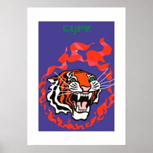 1970 Poland Circus Cyrk Advertising Poster