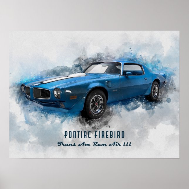 1970 Pontiac Firebird Trans Am Ram Air III Poster (Front)