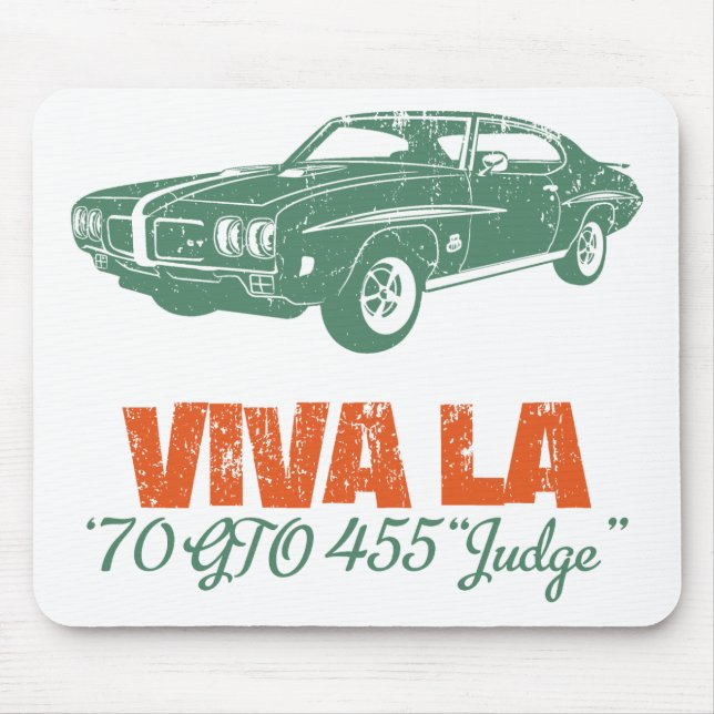 1970 Pontiac GTO 455 "JUDGE" Mouse Pad (Front)