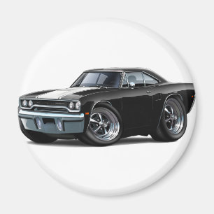 1970 Roadrunner Black-White Magnet