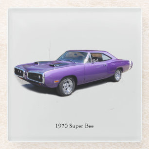 1970 Super Bee glass coaster
