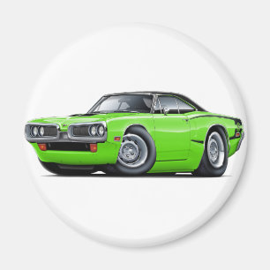 1970 Super Bee Lime-Black Top C-Stripe Magnet
