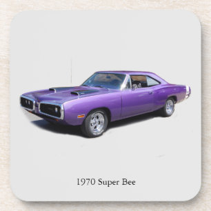 1970 Super Bee set of 6 coasters