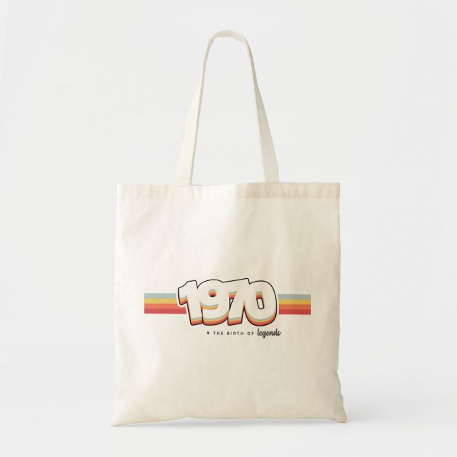 1970 The birth of legends Tote Bag (Front)