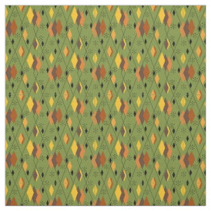 1970s Atomic Diamonds  Fabric