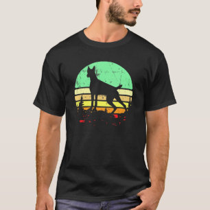 1970s Boxer Dog Brindle Dog Mom Dad Owner T-Shirt