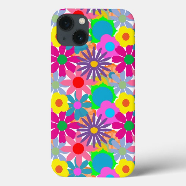 1970s Flower Power Case-Mate iPhone Case (Back)
