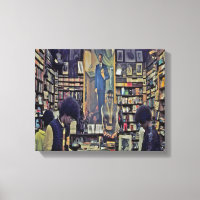 1970's Harlem Bookstore Canvas
