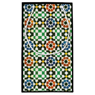 1970s Moroccan Colour Pattern Small Gift Bag