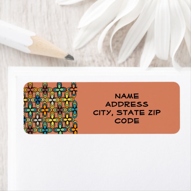 1970s Oval Flowers  (Insitu)