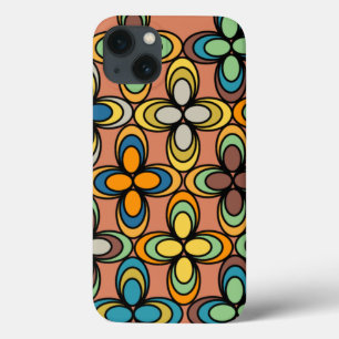 1970s Oval Flowers  iPhone 13 Case