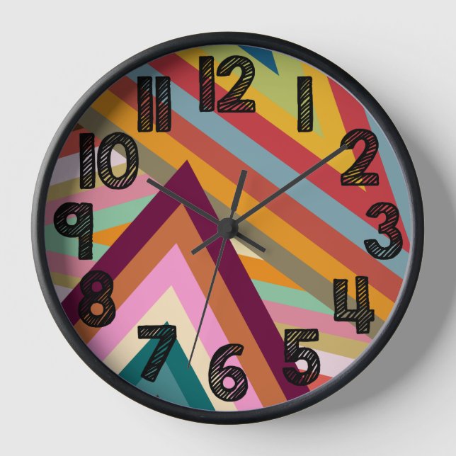 1970s Peaks  Clock (Front)