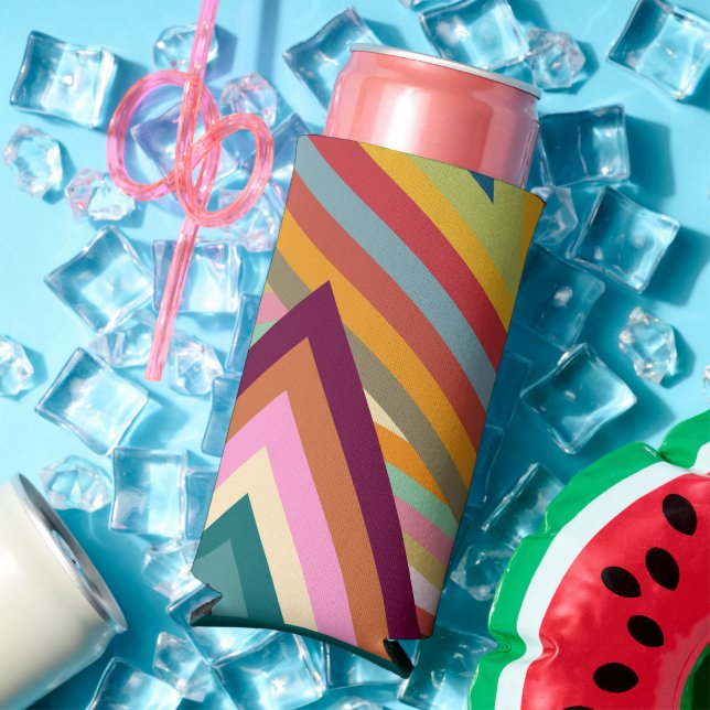 1970s Peaks  Seltzer Can Cooler (In Situ Summer)