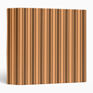 1970s retro brown candy stripes binder