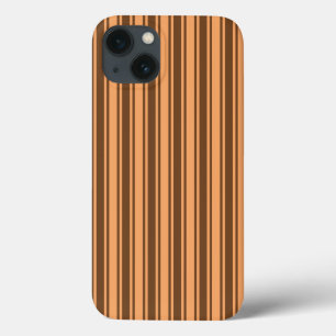 1970s retro brown candy stripes Case-Mate iPhone c 13 Case