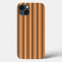 1970s retro brown candy stripes Case-Mate iPhone c