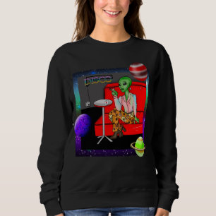 1970's Retro Extraterrestrial in Disco Lounge Sweatshirt
