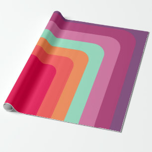 1970s Squares  Wrapping Paper