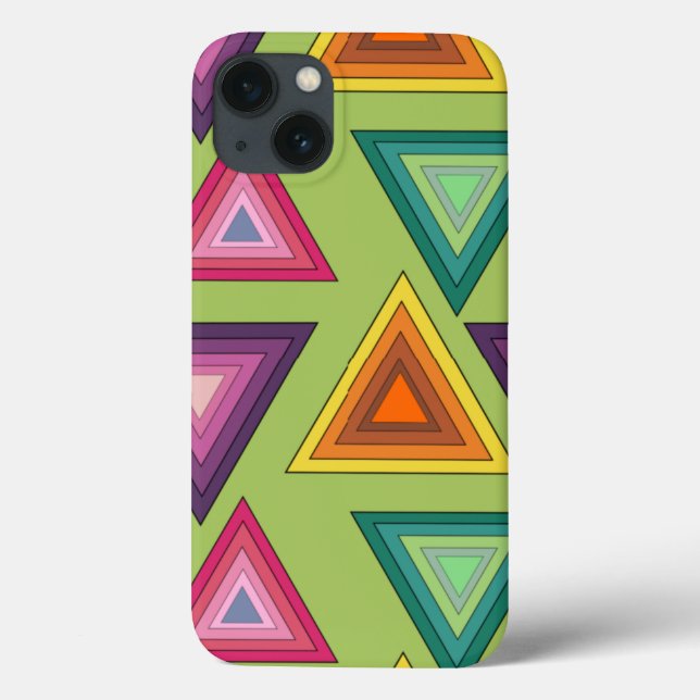 1970s Triangles  Case-Mate iPhone Case (Back)