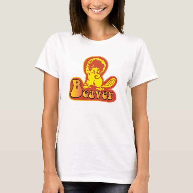 1970's Vintage Beaver Disco Shirt (Front)