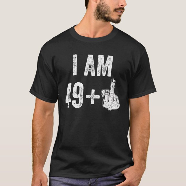 1971 1972 Birthday Male Him Fun 50 Funny 50th T-Shirt (Front)
