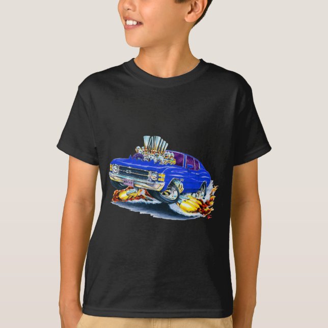 1971-72 Chevelle Blue Car T-Shirt (Front)