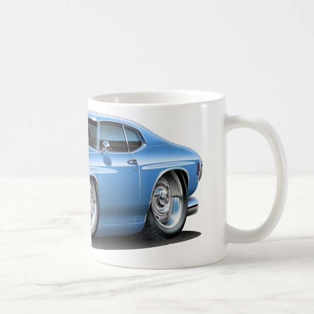 1971-72 Chevelle Lt Blue Car Coffee Mug (Right)