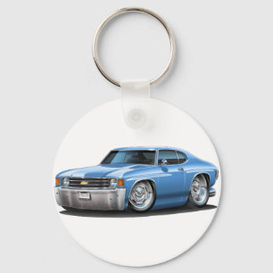 1971-72 Chevelle Lt Blue Car Keychain