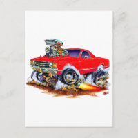 1971-72 El Camino Red 4x4 Monster Truck