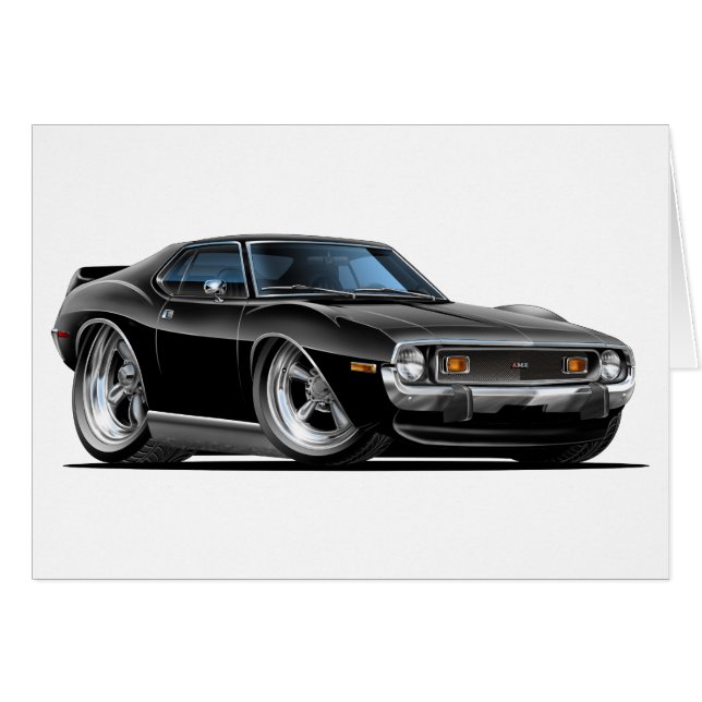 1971-72 Javelin Black Car (Front Horizontal)