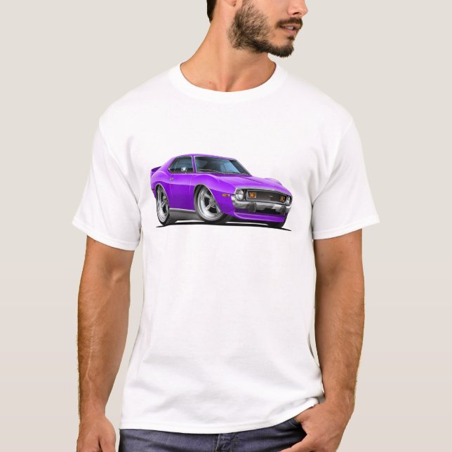 1971-72 Javelin Purple Car T-Shirt (Front)