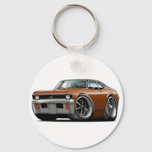 1971-72 Nova Brown-Black Top Keychain
