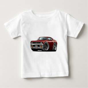 1971-72 Nova Maroon Car Baby T-Shirt