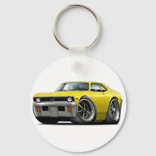 1971-72 Nova Yellow Car Keychain