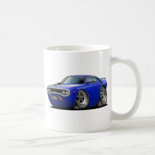1971-72 Roadrunner Blue-Black Car Coffee Mug