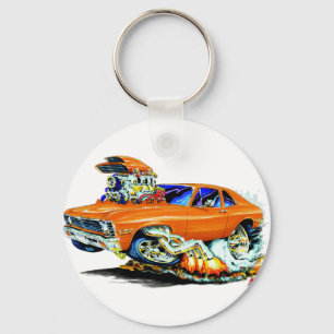 1971-74 Nova Orange Car Keychain