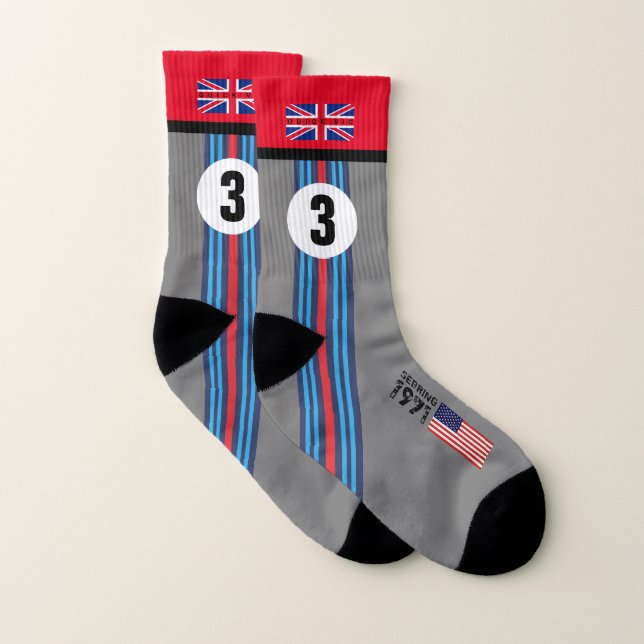 1971 CHAUSSETTES DE COURSE VIC (Paire)