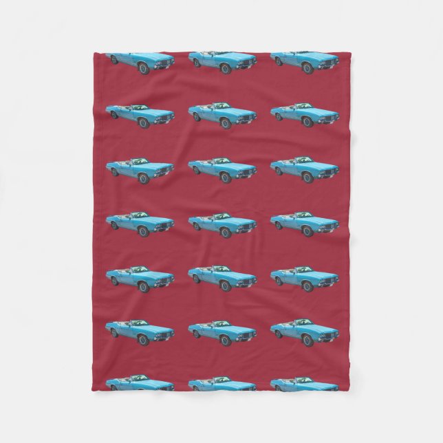 1971 Oldsmobile Cutlass Supreme Muscle Car Fleece Blanket (Front)