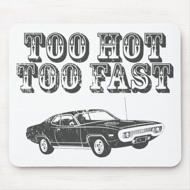 1971 Plymouth Hemi GTX Mouse Pad (Front)