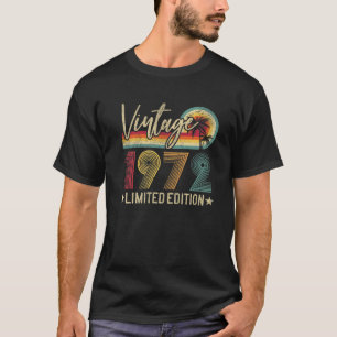 1972 50Th Birthday Gift Vintage 50 Years Old Limit T-Shirt