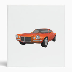1972 Camaro Z28: Muscle Car: Orange Finish: Binder
