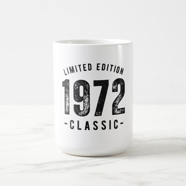 1972 Classic Birth Year Coffee Mug (Center)