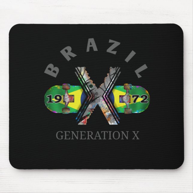 1972 Generation X Brazilian Skateboard Mouse Pad (Front)