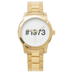 1972 Hashtag 53 Years Birthday Anniversary Watch